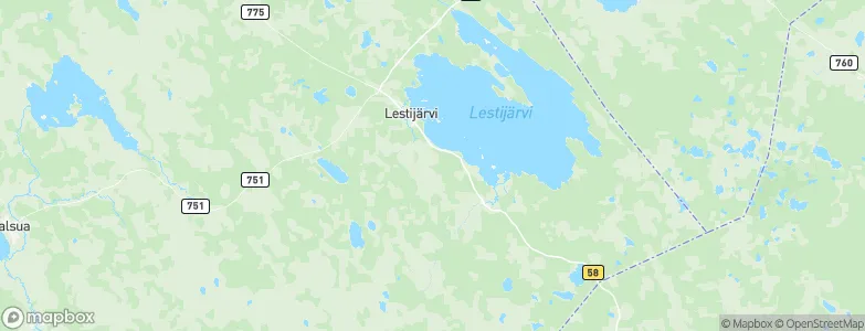 Lestijärvi, Finland Map