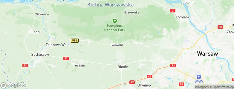 Leszno, Poland Map