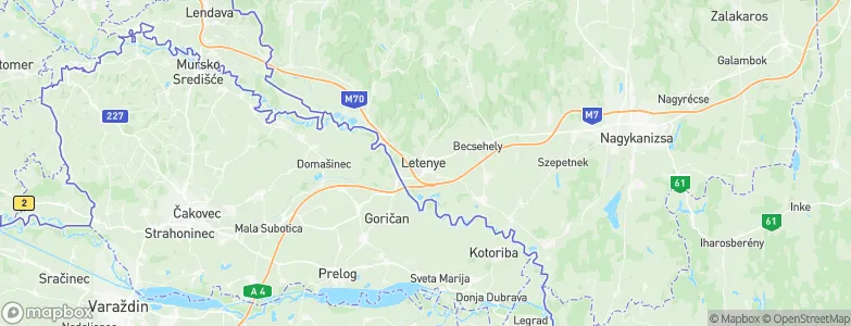 Letenye, Hungary Map