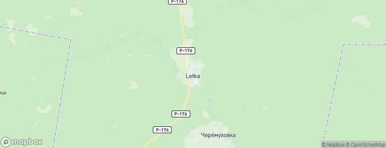 Letka, Russia Map