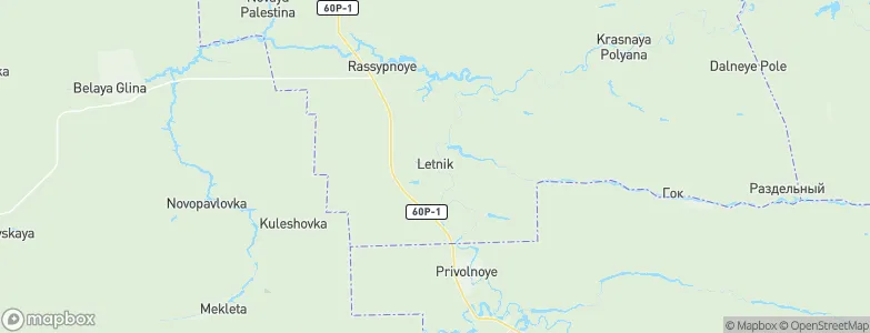 Letnik, Russia Map