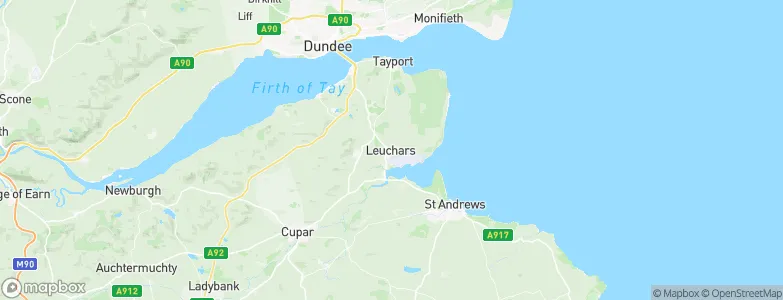 Leuchars, United Kingdom Map
