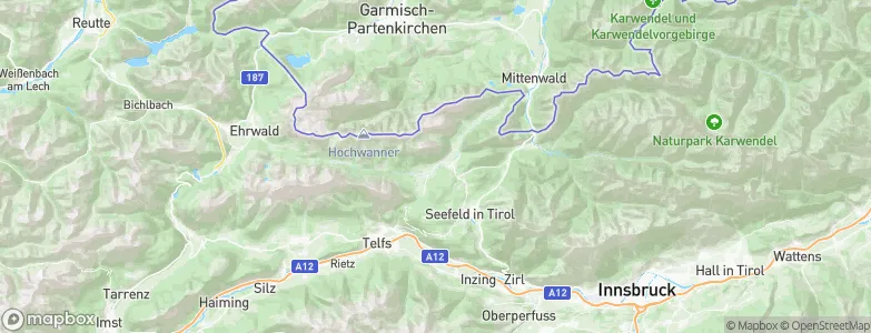 Leutasch, Austria Map