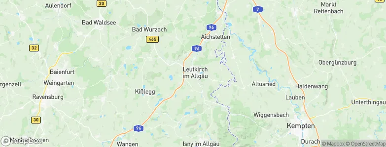 Leutkirch, Germany Map