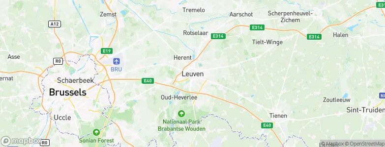 Leuven, Belgium Map