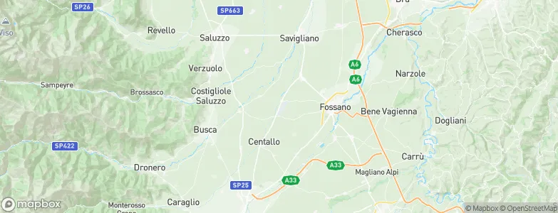 Levaldigi, Italy Map