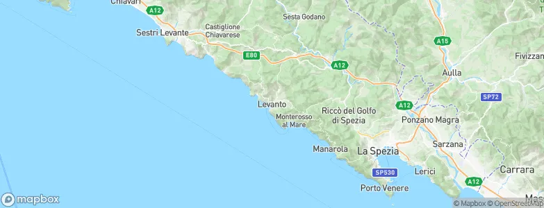 Levanto, Italy Map
