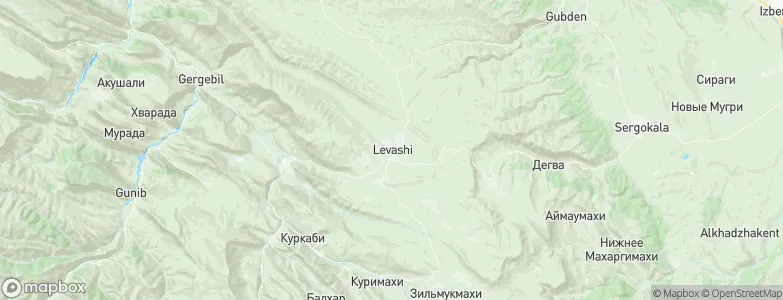 Levashi, Russia Map