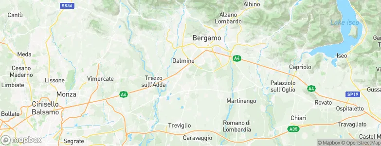 Levate, Italy Map