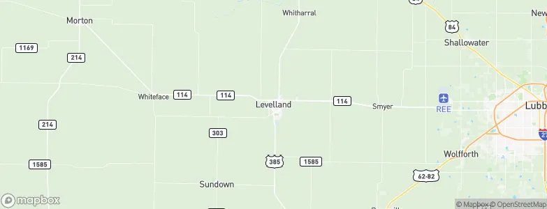 Levelland, United States Map