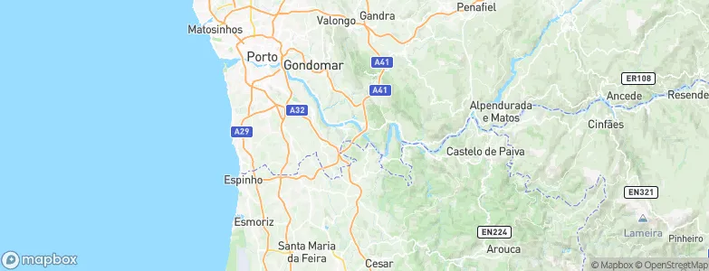 Lever, Portugal Map