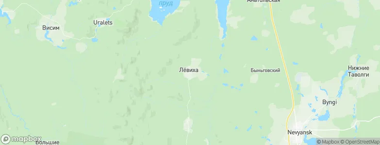 Levikha, Russia Map