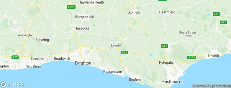 Lewes, United Kingdom Map