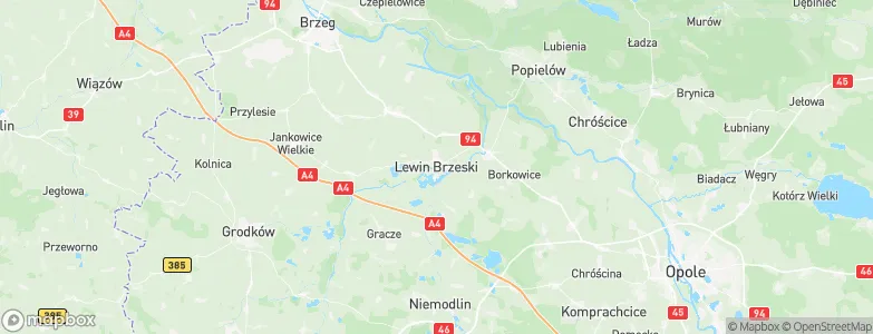 Lewin Brzeski, Poland Map