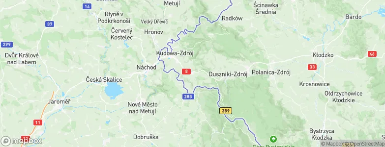 Lewin Kłodzki, Poland Map