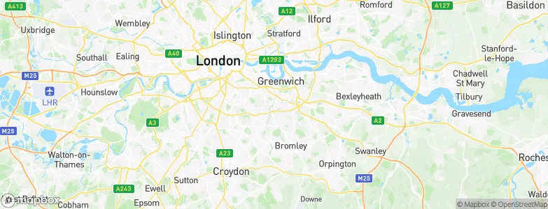 Lewisham, United Kingdom Map