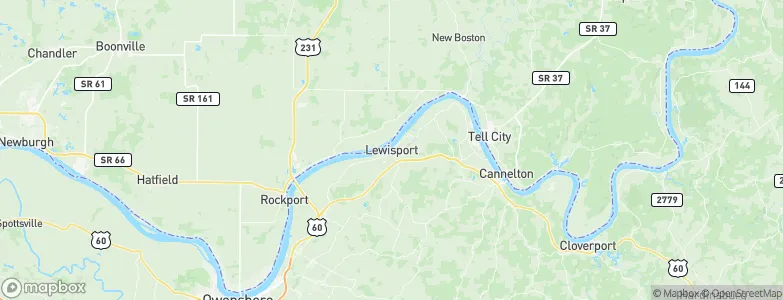 Lewisport, United States Map