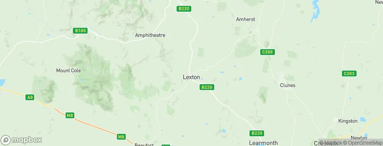 Lexton, Australia Map