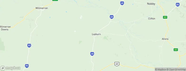 Leyburn, Australia Map