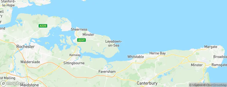 Leysdown-on-Sea, United Kingdom Map