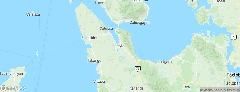 Leyte, Philippines Map