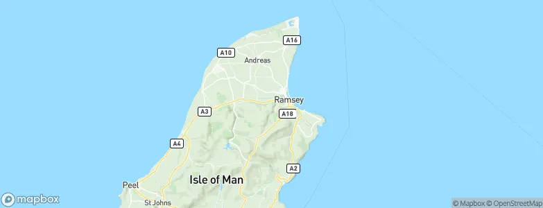 Lezayre, Isle of Man Map