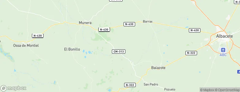 Lezuza, Spain Map