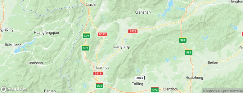 Liangfang, China Map