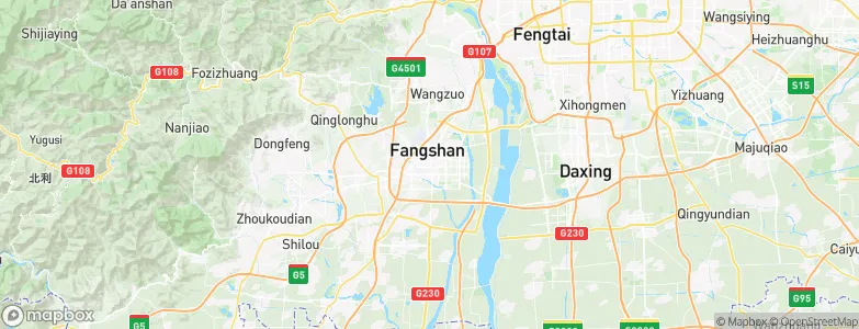 Liangxiang, China Map