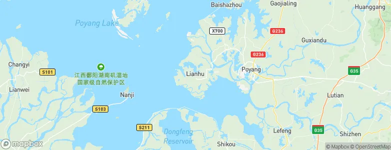 Lianhu, China Map