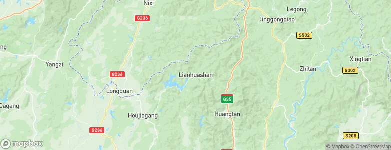 Lianhuashan, China Map