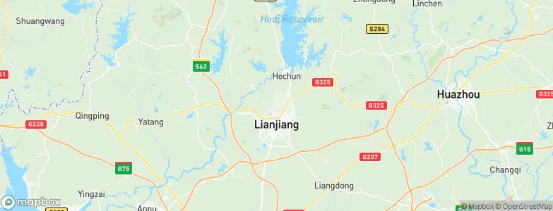 Lianjiang, China Map