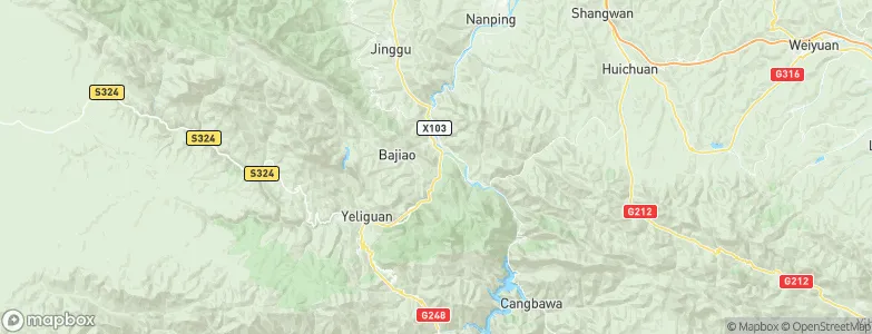 Lianlu, China Map