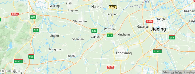Lianshi, China Map