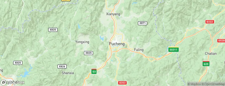 Liantang, China Map