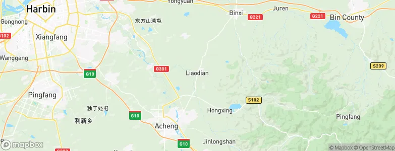 Liaodian, China Map