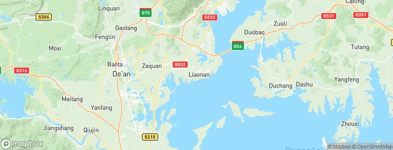 Liaonan, China Map