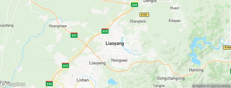 Liaoyang, China Map