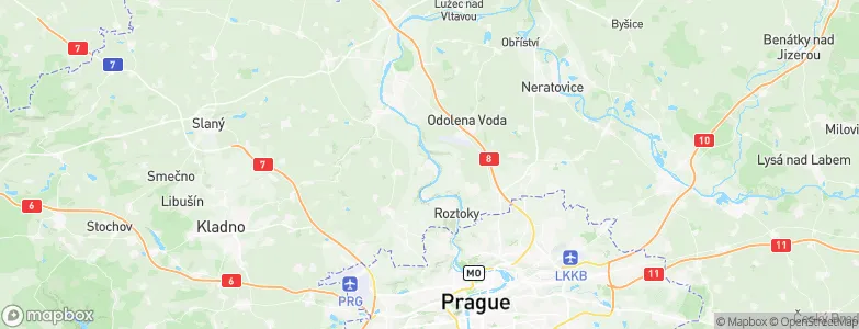 Libčice nad Vltavou, Czechia Map
