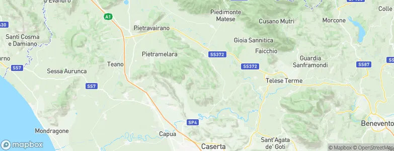 Liberi, Italy Map