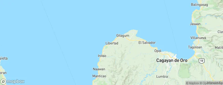 Libertad, Philippines Map