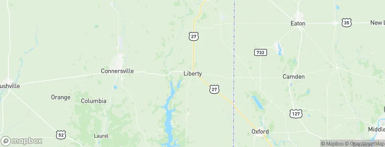 Liberty, United States Map