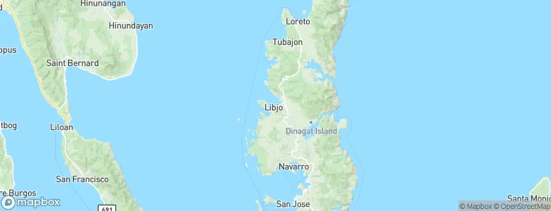 Libjo, Philippines Map