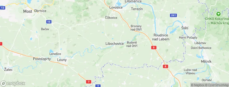 Libochovice, Czechia Map