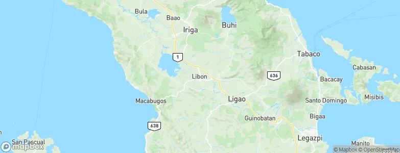 Libon, Philippines Map
