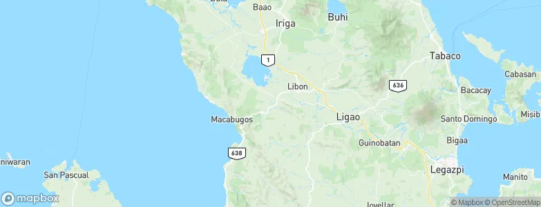 Libon, Philippines Map