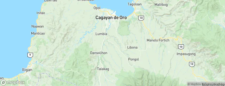 Liboran, Philippines Map
