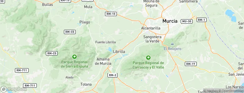 Librilla, Spain Map