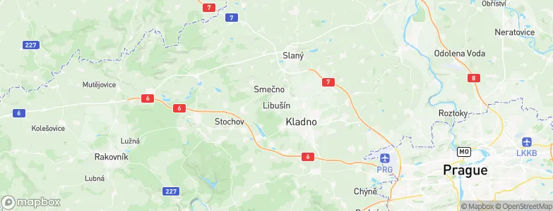 Libušín, Czechia Map