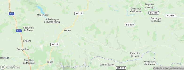 Liceras, Spain Map